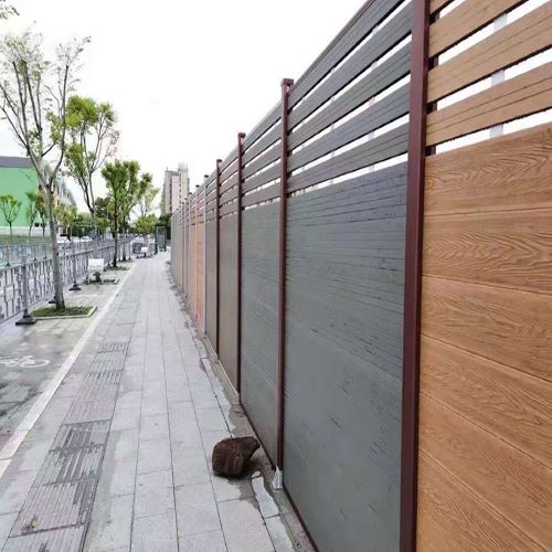 共挤木塑围栏制作案例