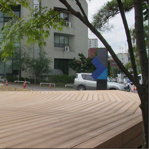 塑木地板平台制作案例