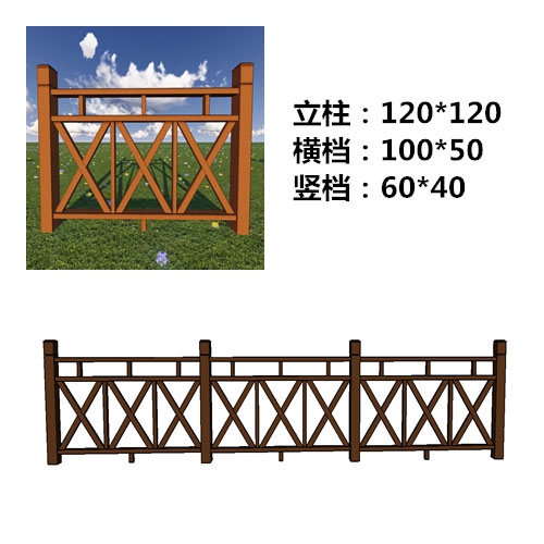 木塑护栏安装